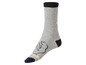 Graue Socken mit einem Katzendruck