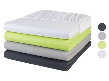 LIVARNO home Jersey-Spannbettlaken, 140-160 x 200