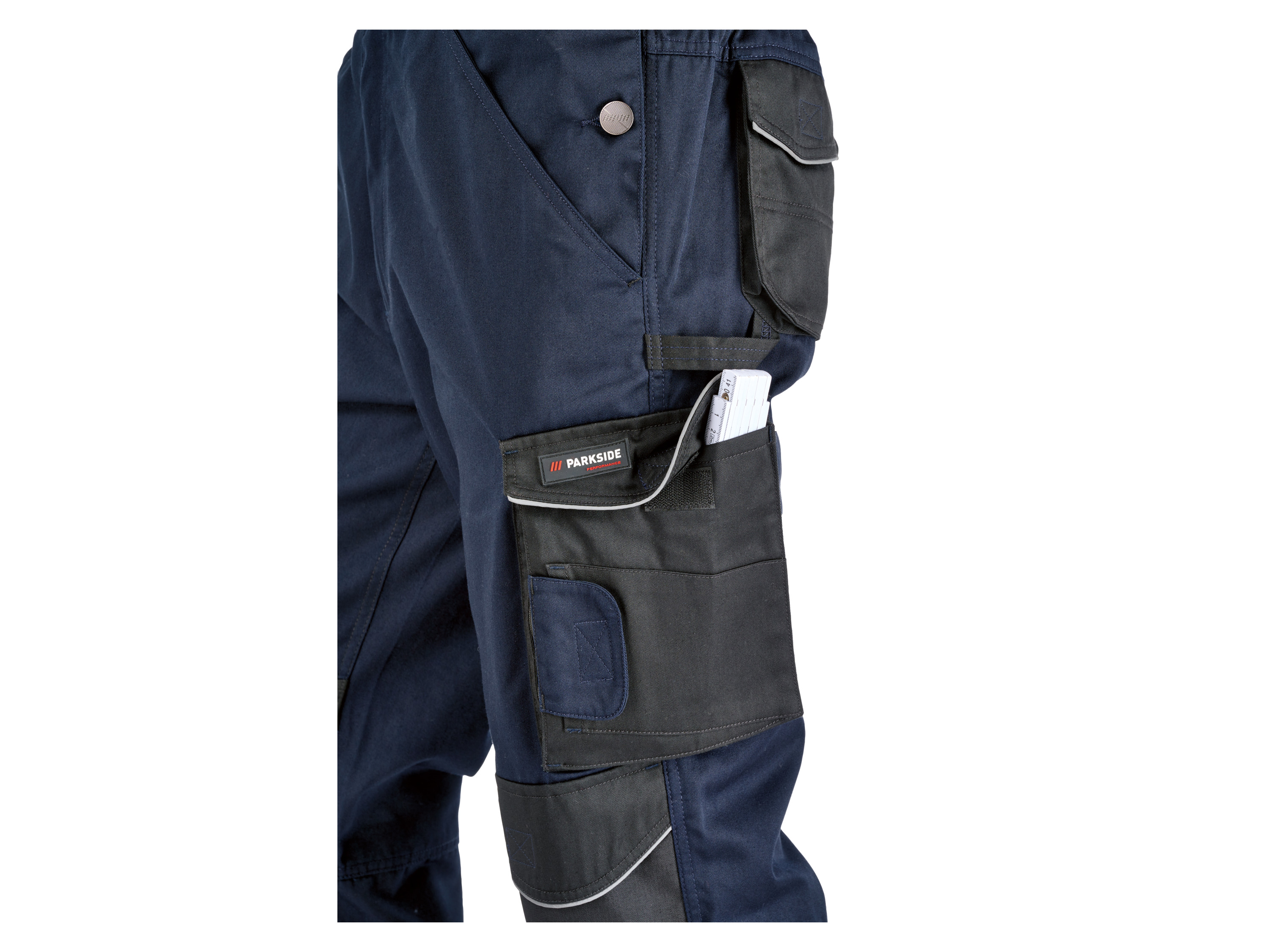 Thumbnail - PARKSIDE PERFORMANCE® H Arbeitslatzhose PES/CO Best (navy, 50)