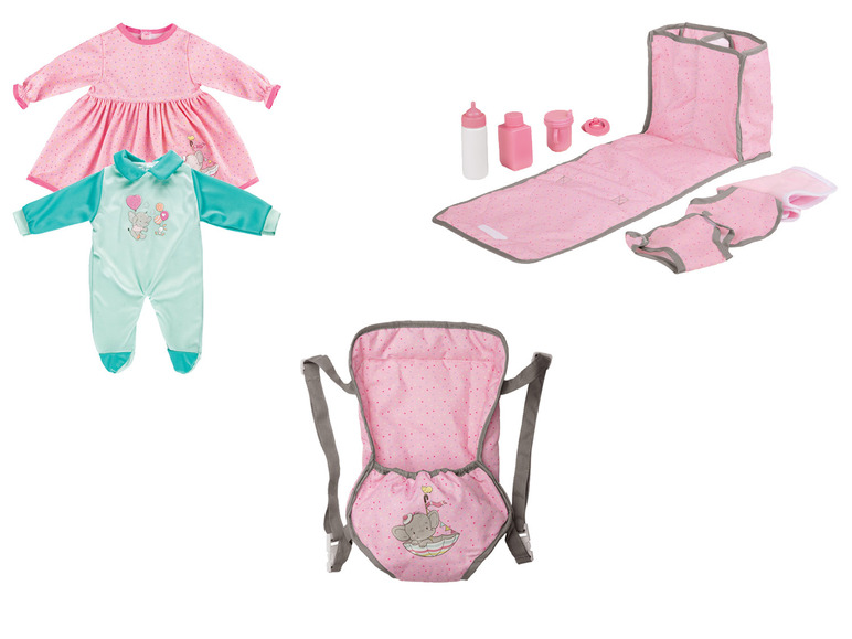 Gehe zu Vollbildansicht: Playtive Babypuppen Ausstattung, passend für die Puppe »Emma« - Bild 1