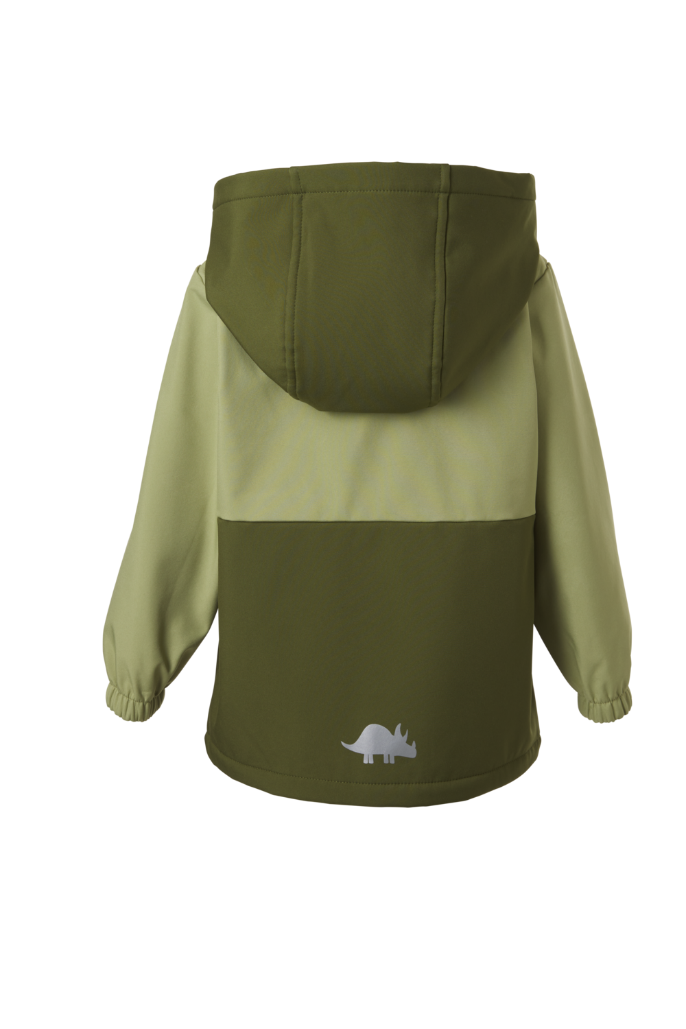 LUPILU® Kinder Softshelljacke mit Farbwechsel bei Regen (Grün, 98/104) – Bild 4 von 4