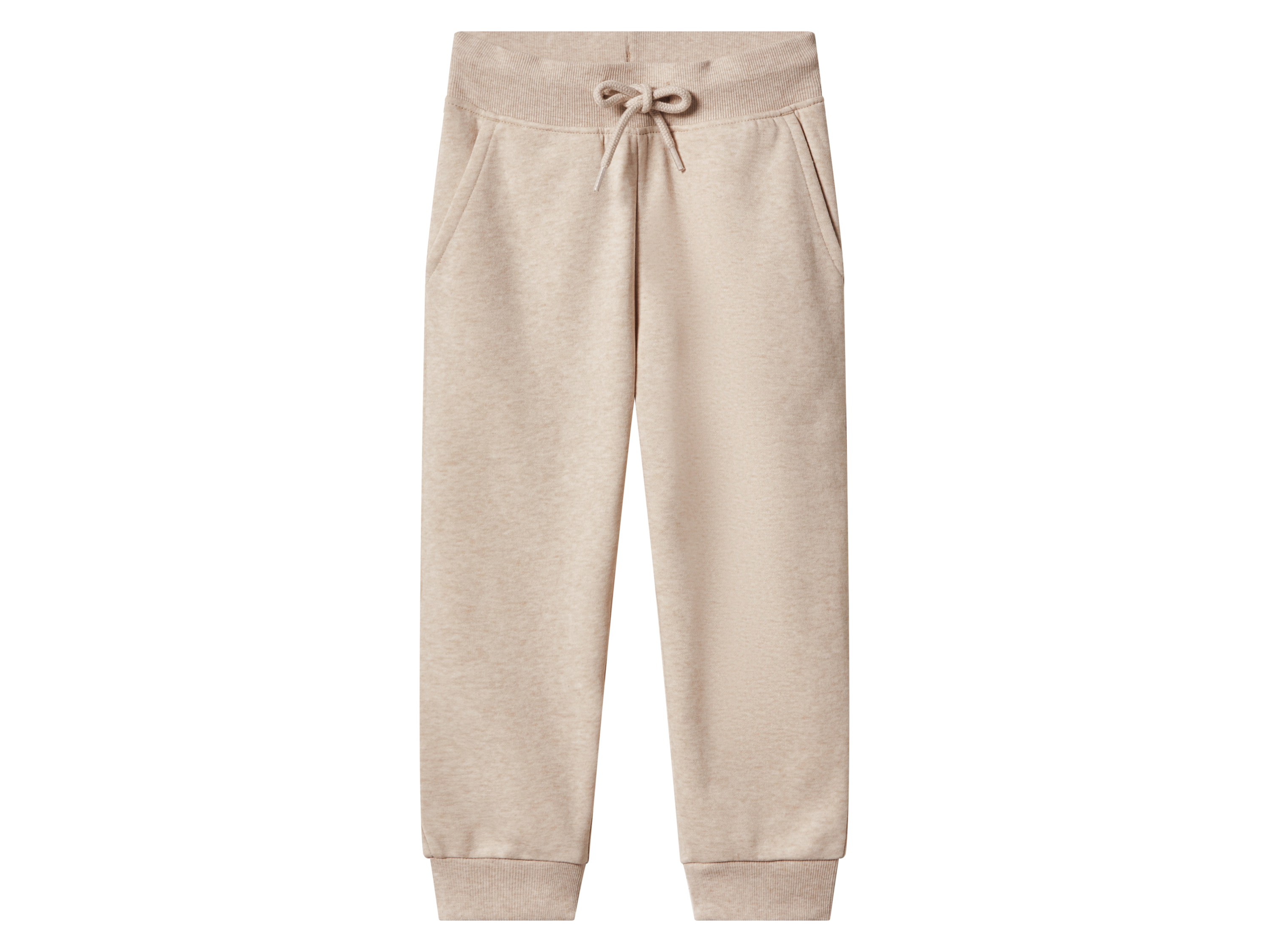 LUPILU® Kleinkinder Mädchen Jungen Sweathose (Beige, 110/116)