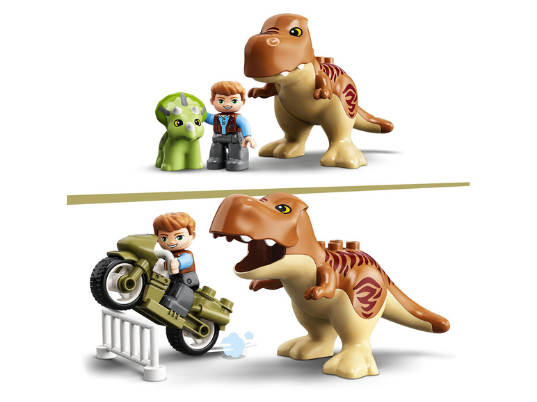 Gehe zu Vollbildansicht: LEGO® DUPLO® 10939 »Ausbruch des T. rex und Triceratops« - Bild 5