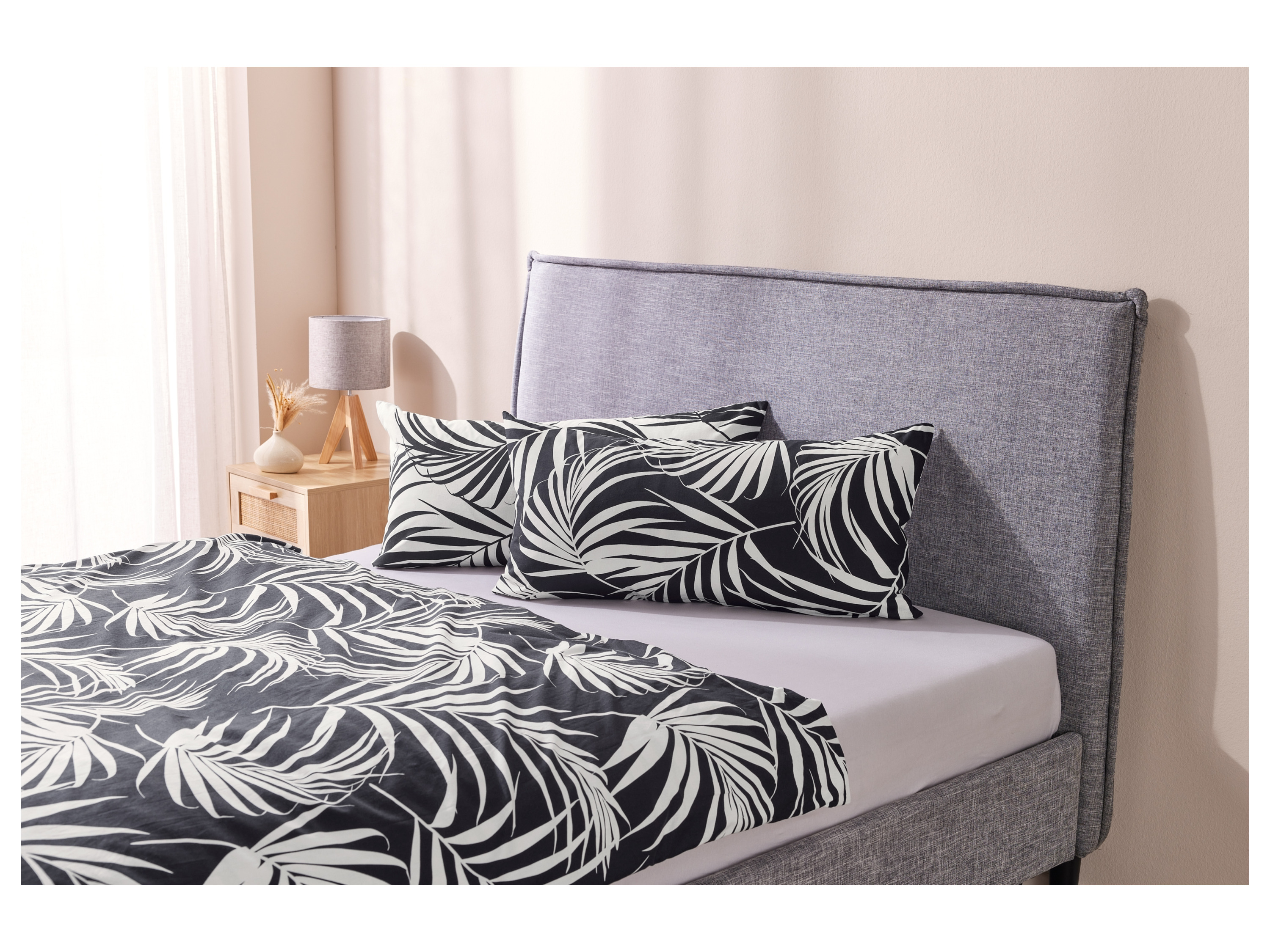 Thumbnail - LIVARNO home Kissenbezug Edel-Renforcé 80cm x 40cm (Palmen)""