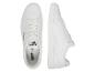 Weiße Reebok Match Prime V2 Herren-Sneaker, Ansicht von oben und von der Seite.