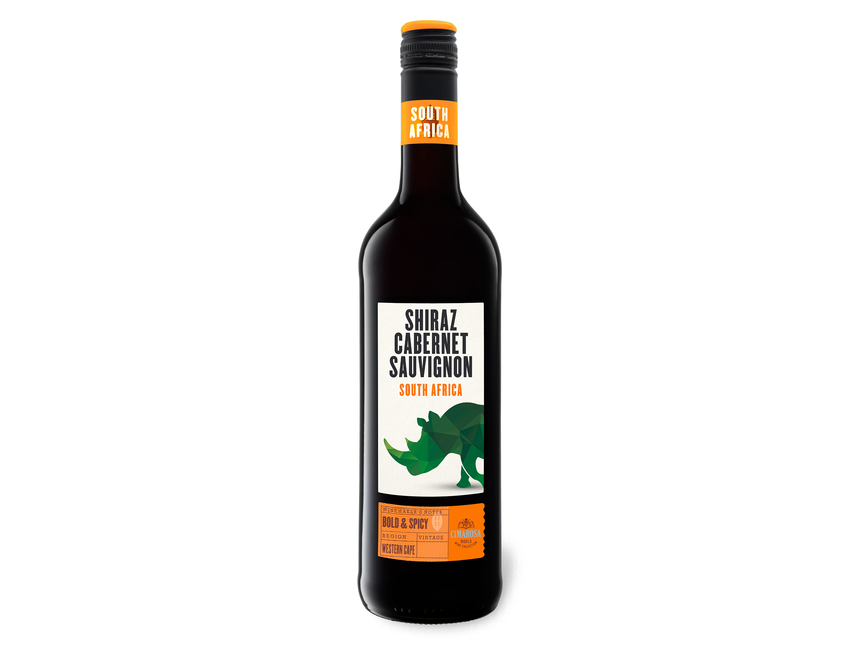 CIMAROSA Südafrika Shiraz/Cabernet Sauvignon South Africa trocken, Rotwein 2021 Wein & Spirituosen Lidl DE