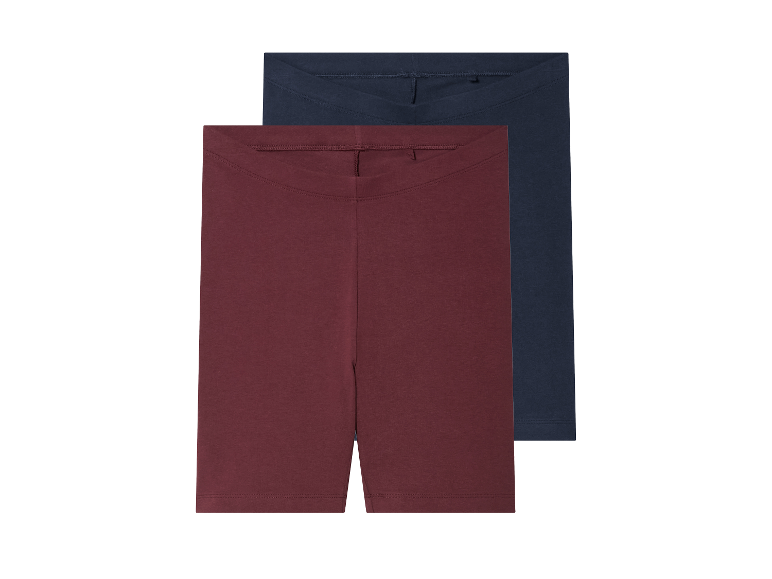 Zwei farbige Sport-Shorts.