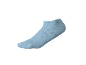 Hellblaue Sneaker-Socke.