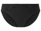 Schwarze Unterhose mit Spitze.