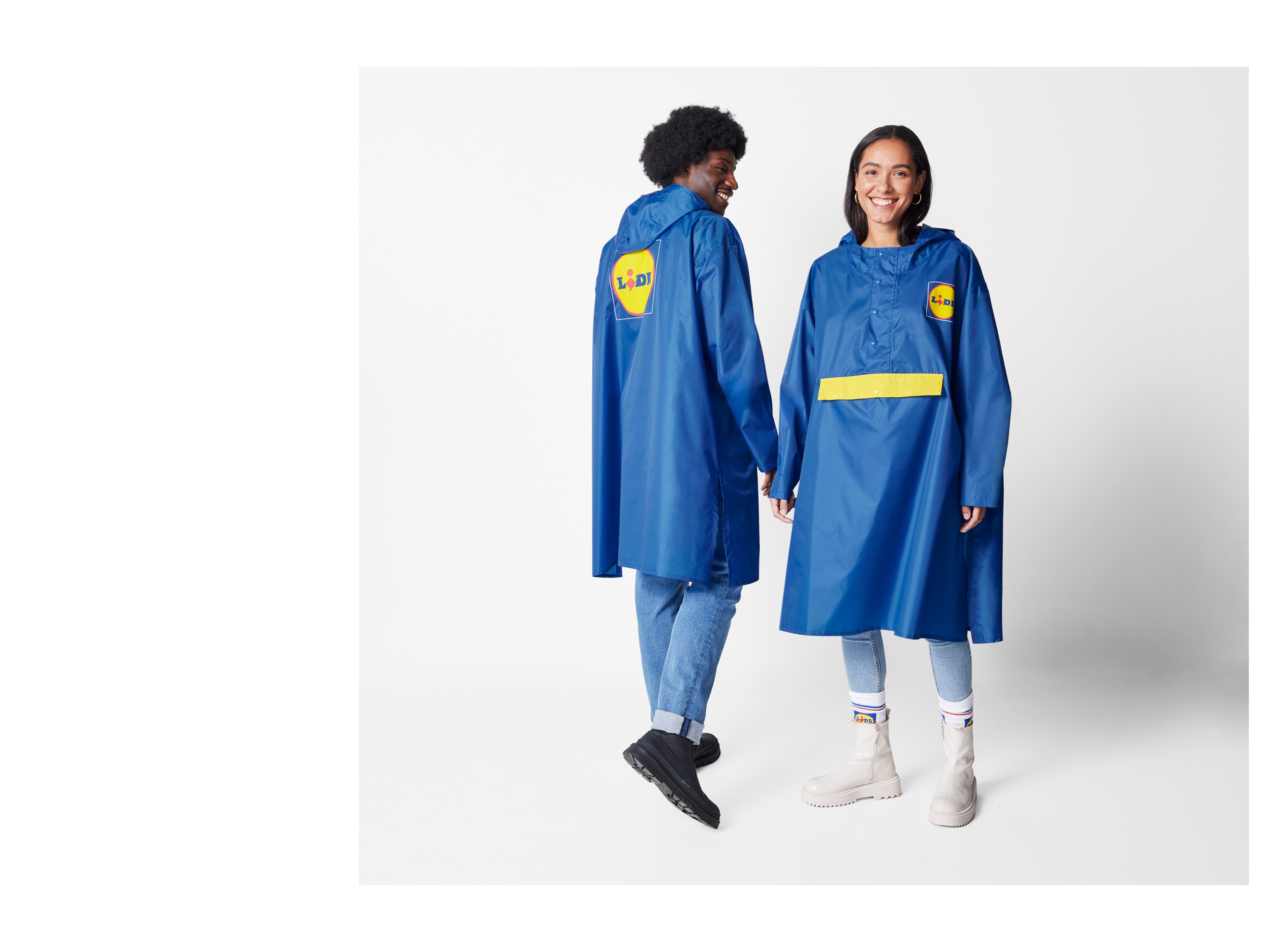 Damen Herren Regenponcho LIDL (Blau) – Bild 2 von 4