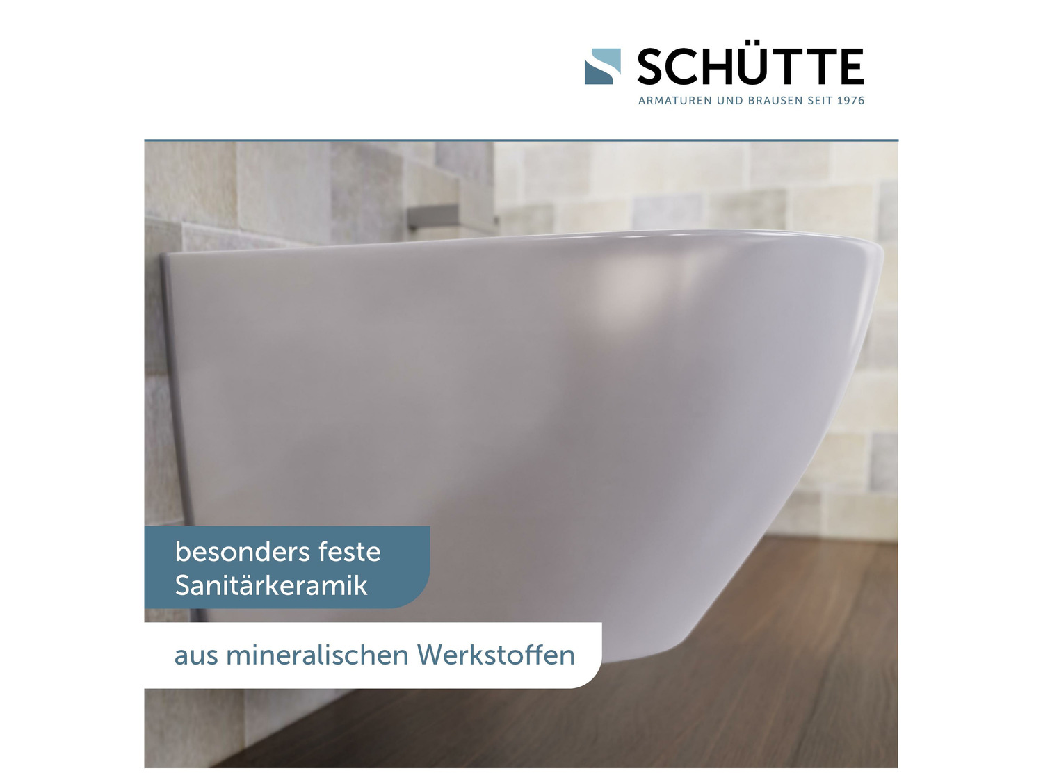 Schütte Wand-WC BOWL«, spülrandlos, weiß »TASSONI