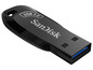 Ein schwarzer SanDisk USB-Stick mit USB 3.0.