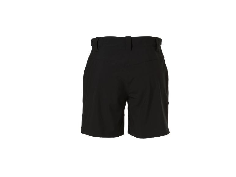 Schwarze Damenshorts, Rückansicht