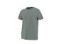 Einfaches grünes Kurzarm-T-Shirt mit Brusttasche