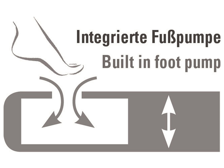Gehe zu Vollbildansicht: HIGH PEAK Luftbett »Comfort Plus«, mit intergrierter Fußpumpe - Bild 4