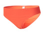 Ein orangefarbener Bikini-Slip.
