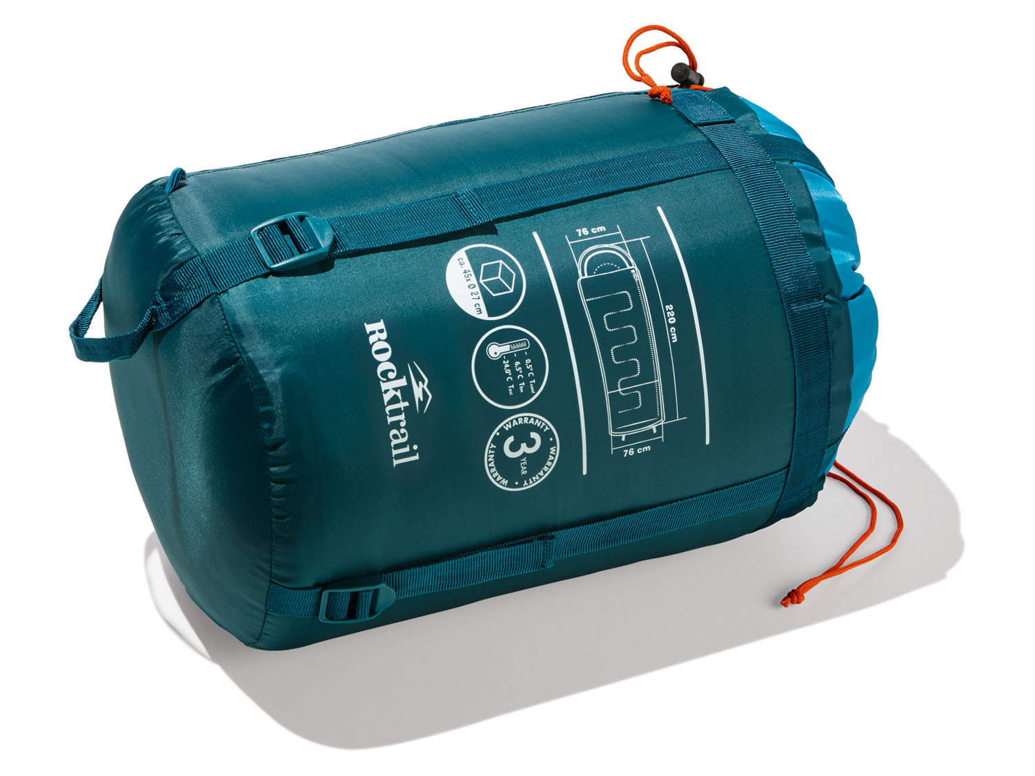 ROCKTRAIL® Schlafsack, mit Wärmekragen LIDL