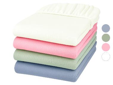 LIVARNO® Jersey-Spannbettlaken, 90-100 x 200 cm