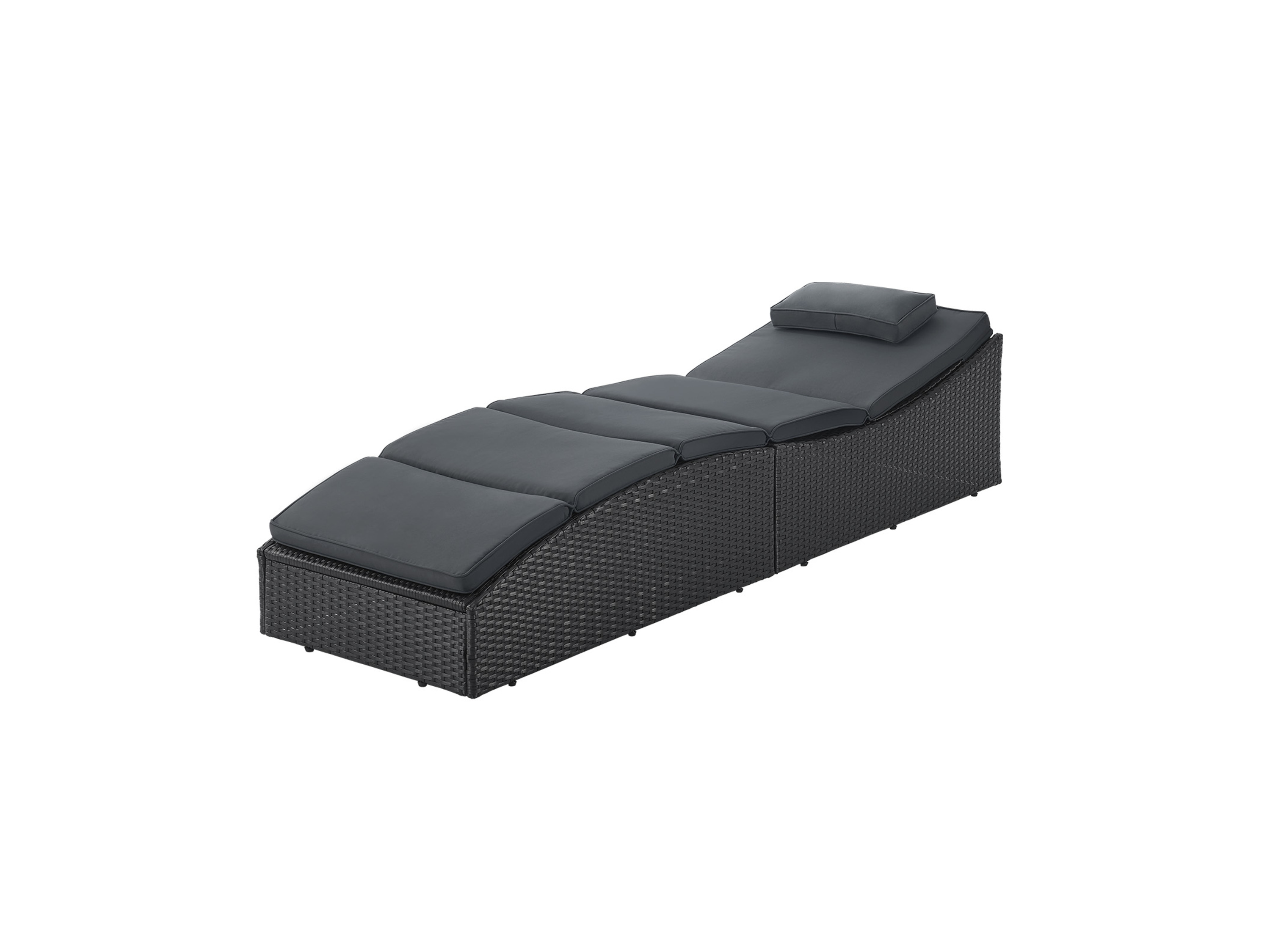 Juskys Faltbare Sonnenliege Lamia (Schwarz)““ | 04262437181103