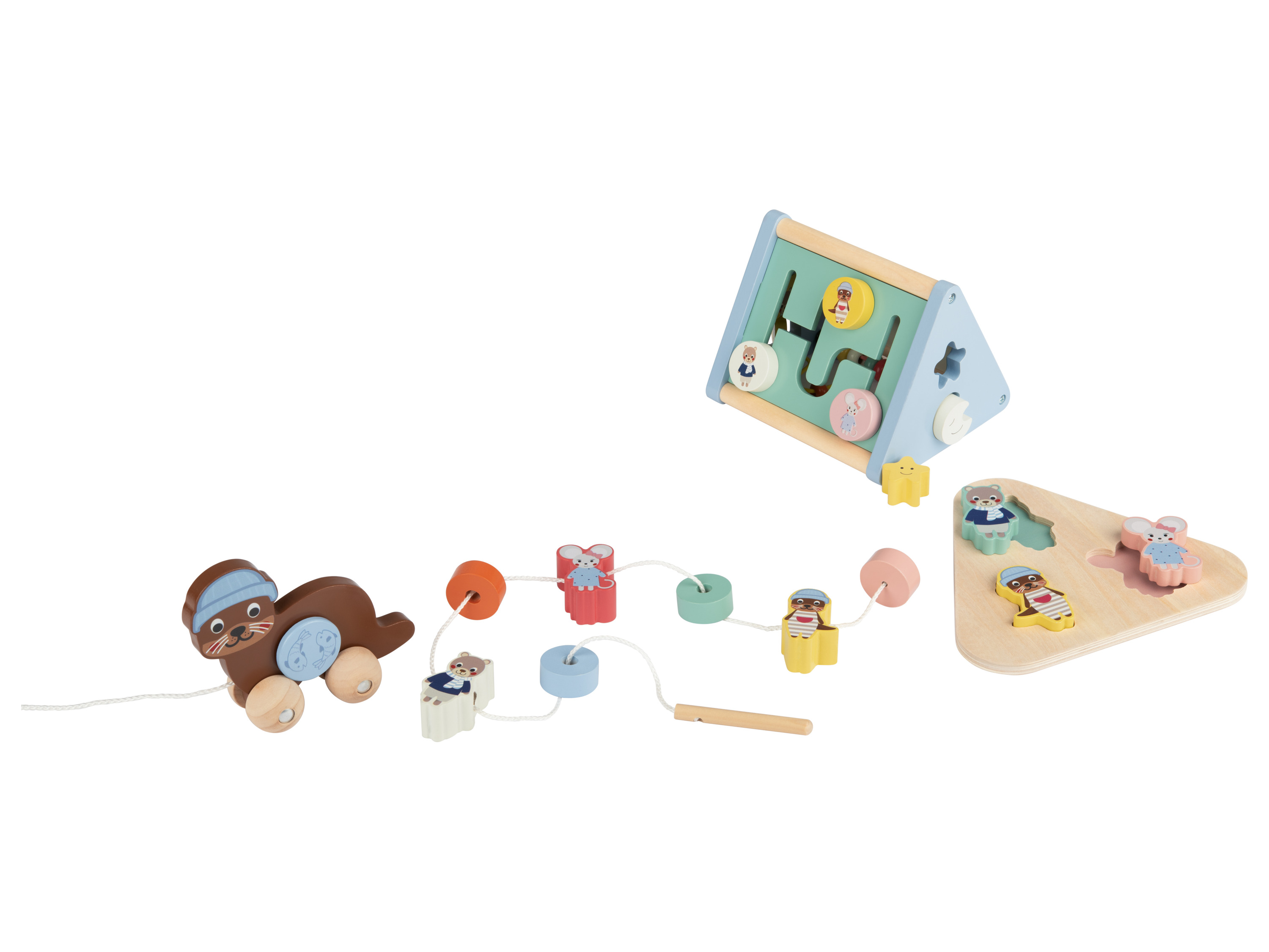 LUPILU® Holz Spiel- und Lernboxen (18-24 Monate)
