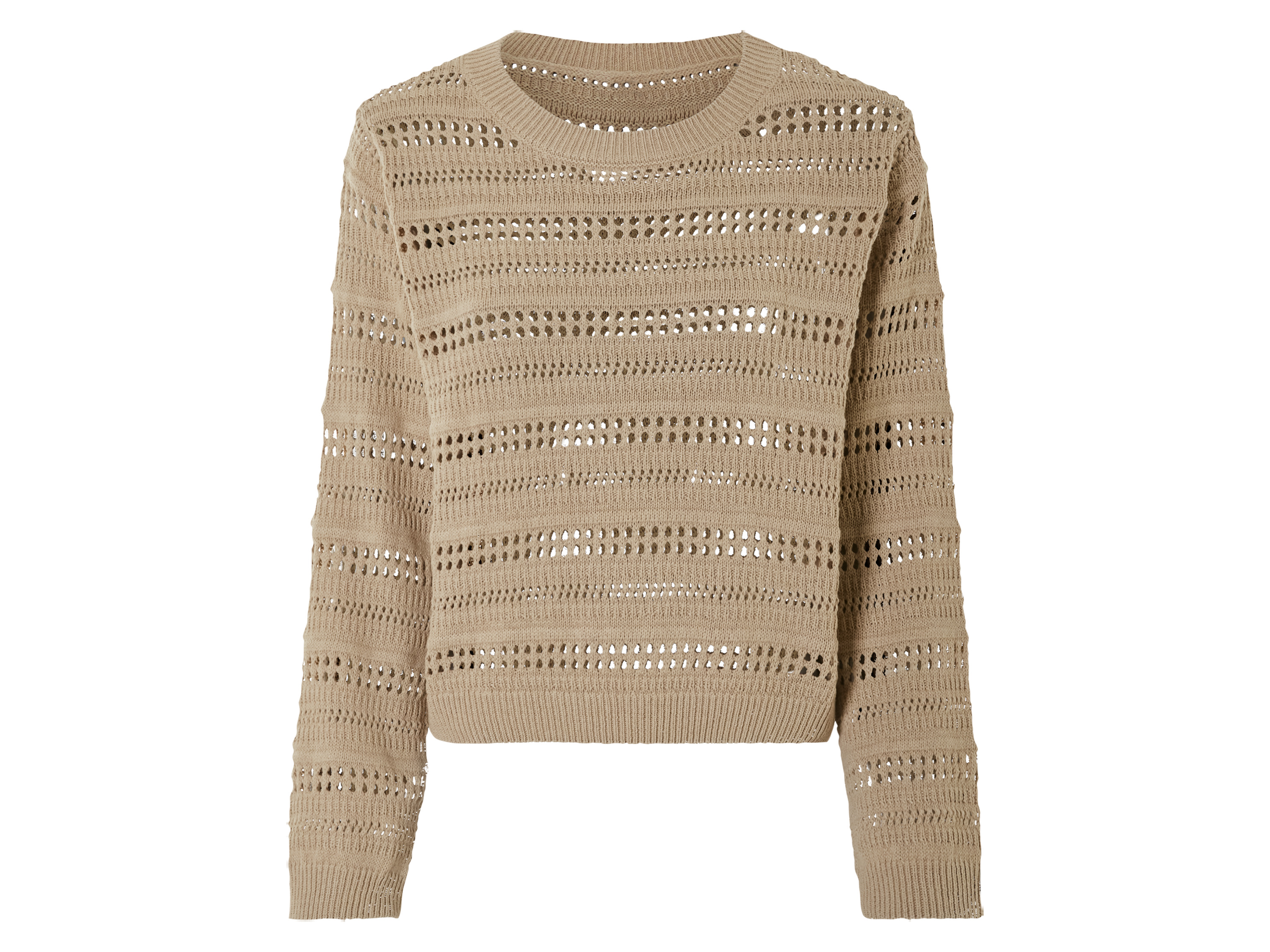 esmara® Damen Pullover (Beige, L(44/46))““ | dass ein Textil- oder Lederprodukt auf mehr als 300 Schadstoffe geprüft wurde. GRS – Global Recycled Standard Benutzung ab 70 % recycelter Baumwolle, 30 % recyceltem Polyester Zertifizierungsnummer: CU 851646 Aus Alt mach Neu: Durch die Wiederverwendung bereits genutzter Materialien werden wertvolle Ressourcen gespart. GRS ermöglicht die Ermittlung und Rückverfolgung des im Produkt verwendeten Recyclingmaterials. Dabei werden neben der kompletten Lieferkette von der Sammelstelle bis in die Filiale zusätzlich soziale und ökologische Kriterien überprüft. Hohenstein Das passt perfekt Das Prüfinstitut Hohenstein führt seit rund 60 Jahren Reihenmessungen und Studien zur Erfassung der Körpermaße durch. Mit Nutzung der 3-D-Bodyscannertechnologie werden die realen Körperformen visualisiert und in verlässliche Größentabellen umgerechnet.““