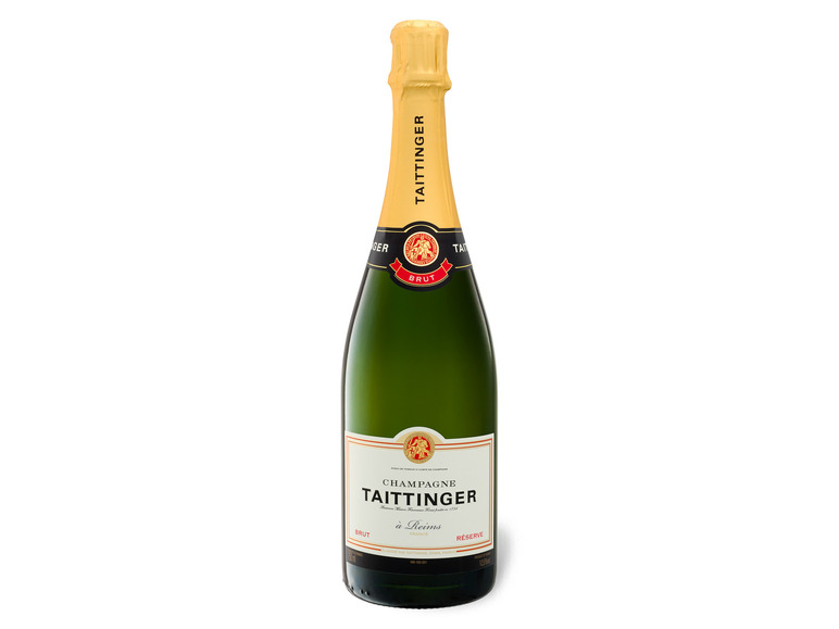 Gehe zu Vollbildansicht: Taittinger Brut Reserve mit Geschenkbox, Champagner - Bild 2