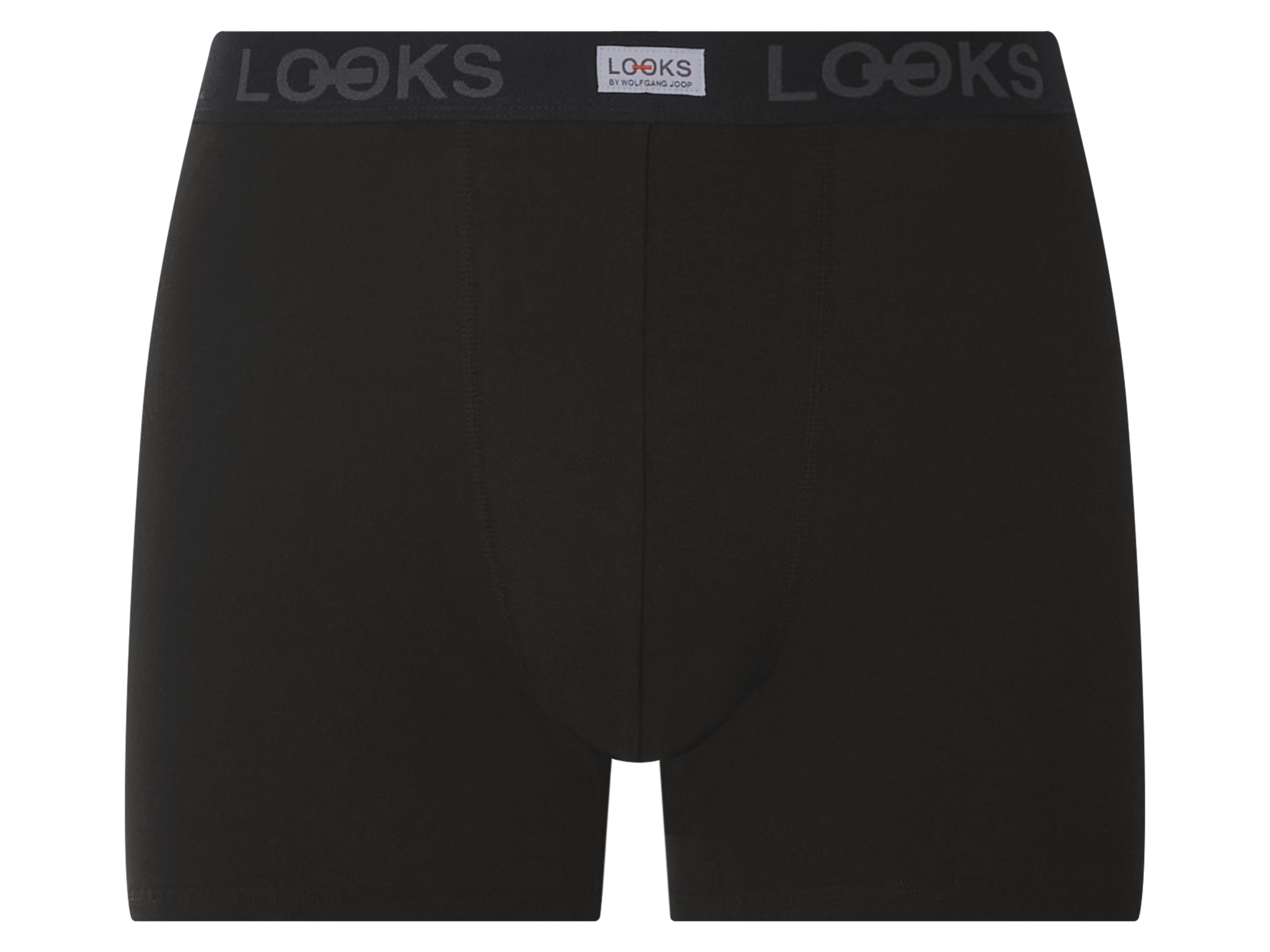 Thumbnail - LOOKS by Wolfgang Joop Herren Boxershorts, 2 Stück (Schwarz/anthrazit, L)
