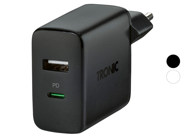 Gehe zu Vollbildansicht: TRONIC® Dual-USB-Ladegerät »TSLEU 32 A1«, PD, 32 W - Bild 1