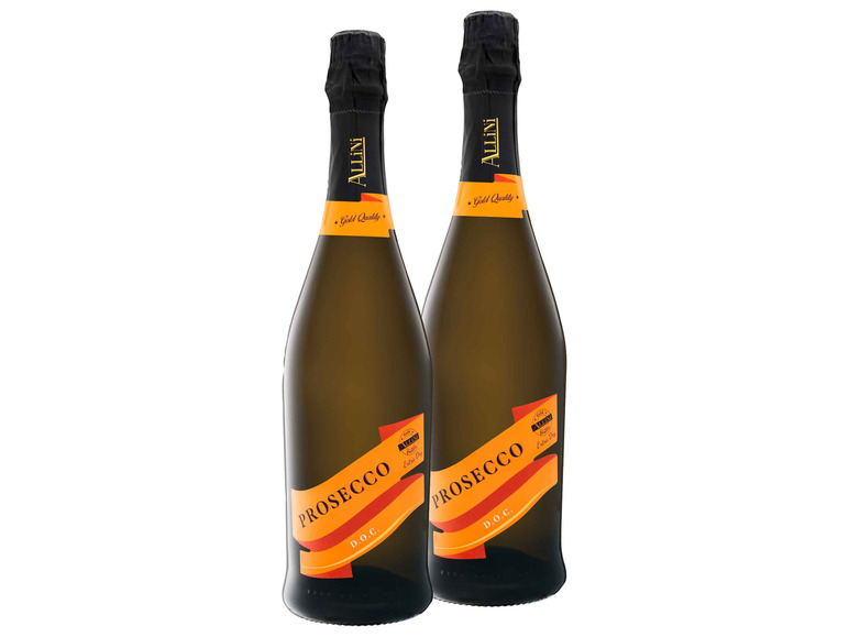2er Weinpaket ALLINI Prosecco Spumante DOC extra dry, Schaumwein