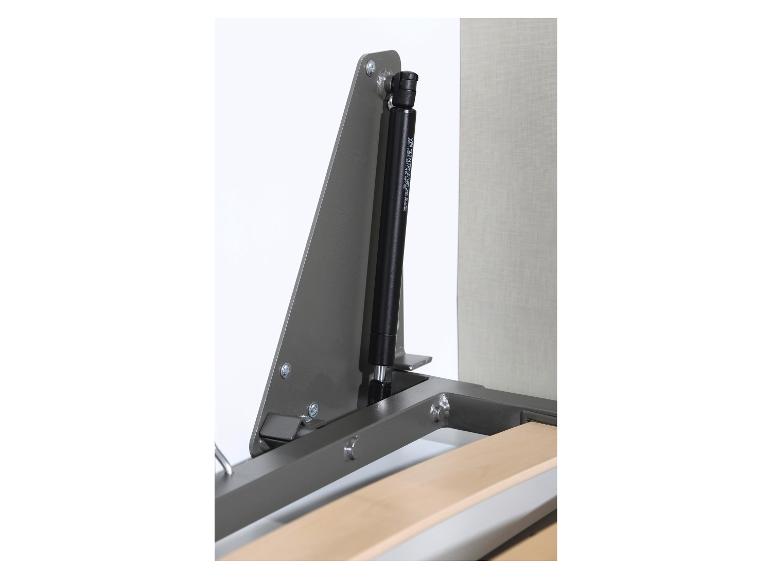Bett-Hebemechanismus mit Gasfeder und Holzlatten