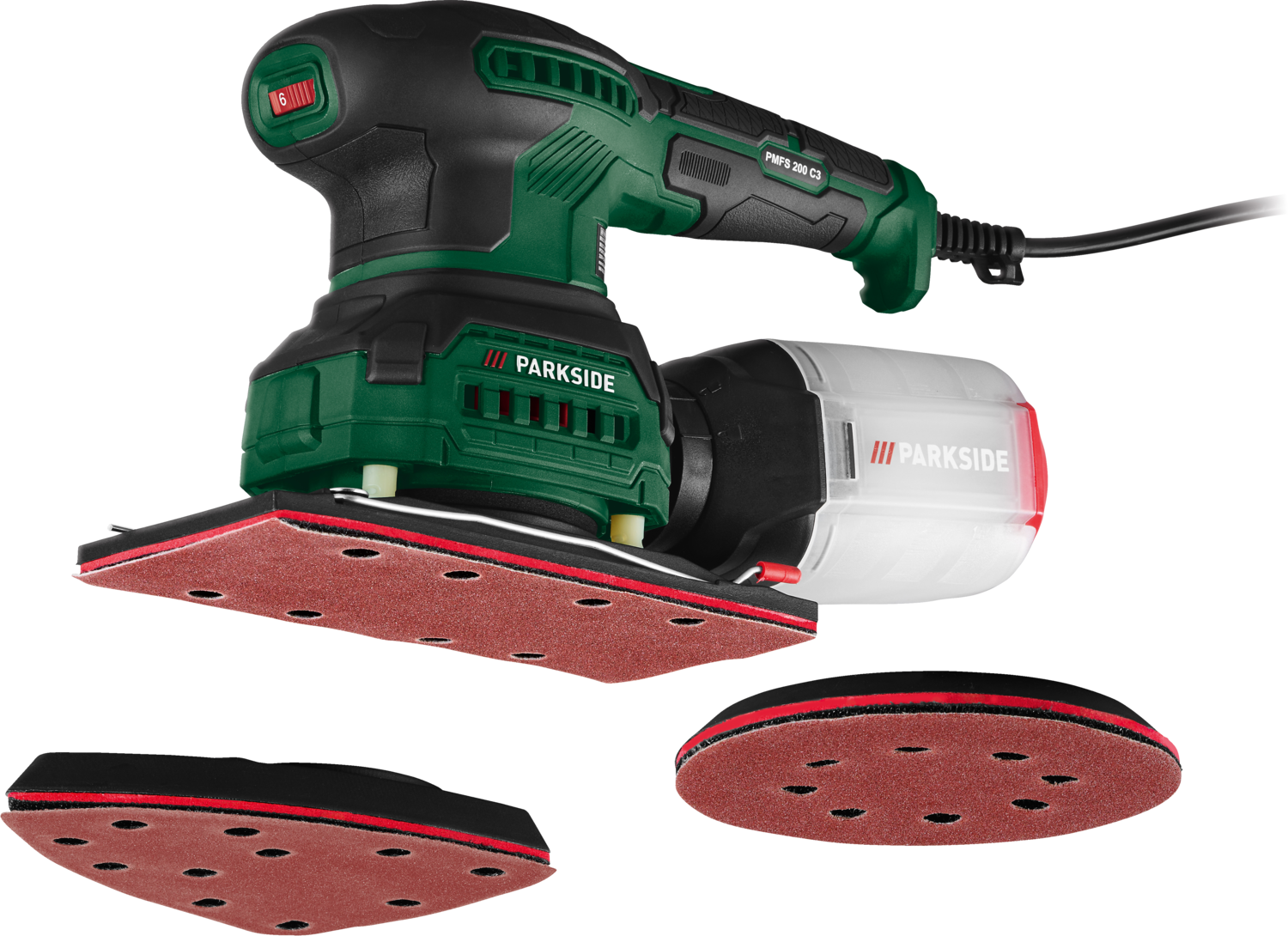Thumbnail - PARKSIDE® 3in1 Multifunktionsschleifer »PMFS 200 C3«