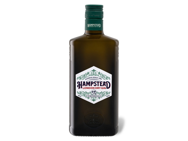 Gehe zu Vollbildansicht: Hampstead Premium Gin 40% Vol - Bild 1