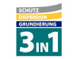 3-in-1-Produkt für Schutz, Dispersion und Grundierung.