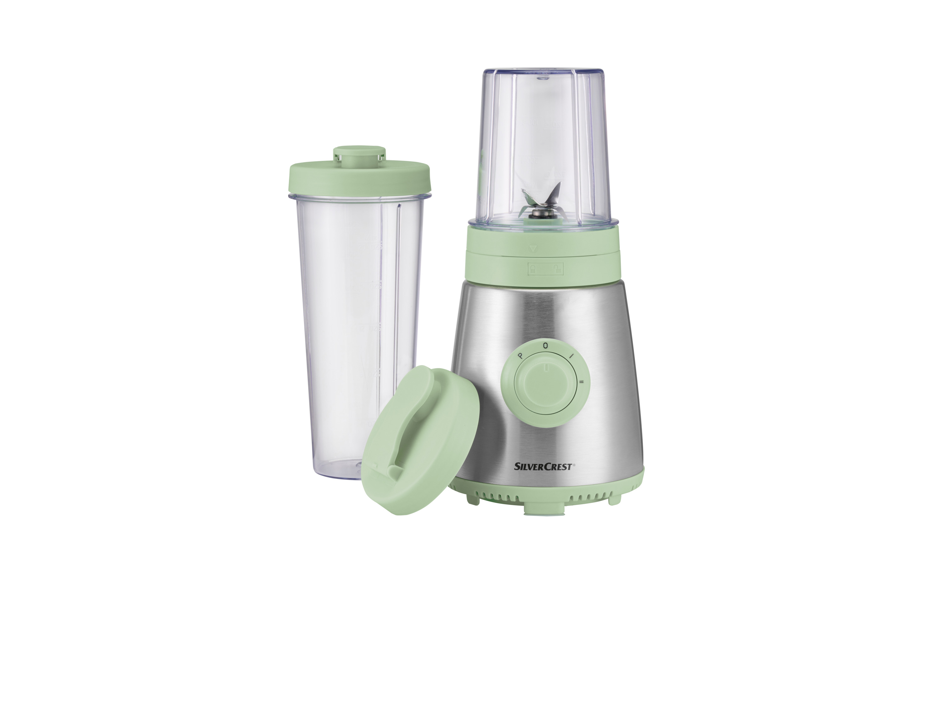 SILVERCREST® KITCHEN TOOLS Smoothie Maker EDS SSME 300 A2 (Mint)““ | Deckel und Kreuzmesser spülmaschinengeeignet Geeignet für frische Mixgetränke aus Früchten oder Blattgemüse““