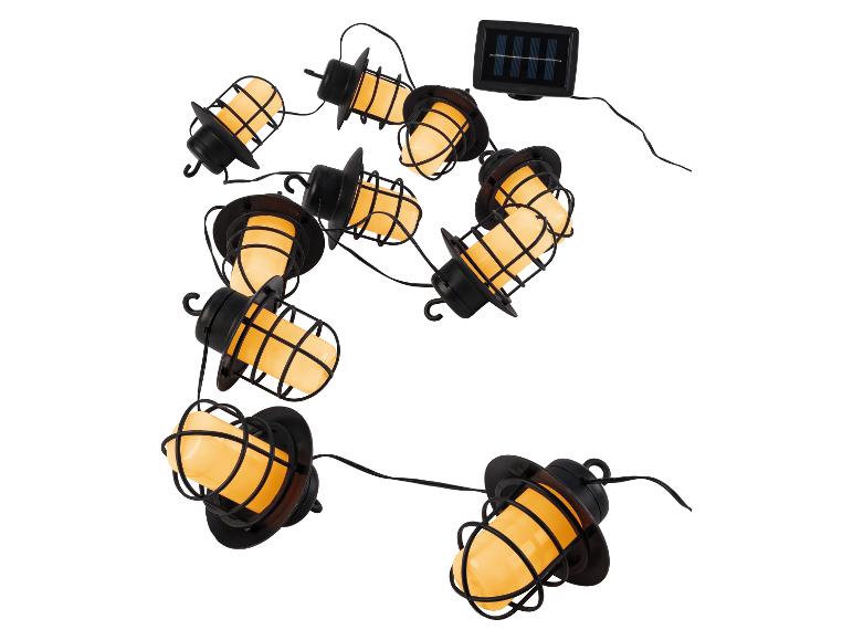 Solarleuchten im Retro-Laternen-Design