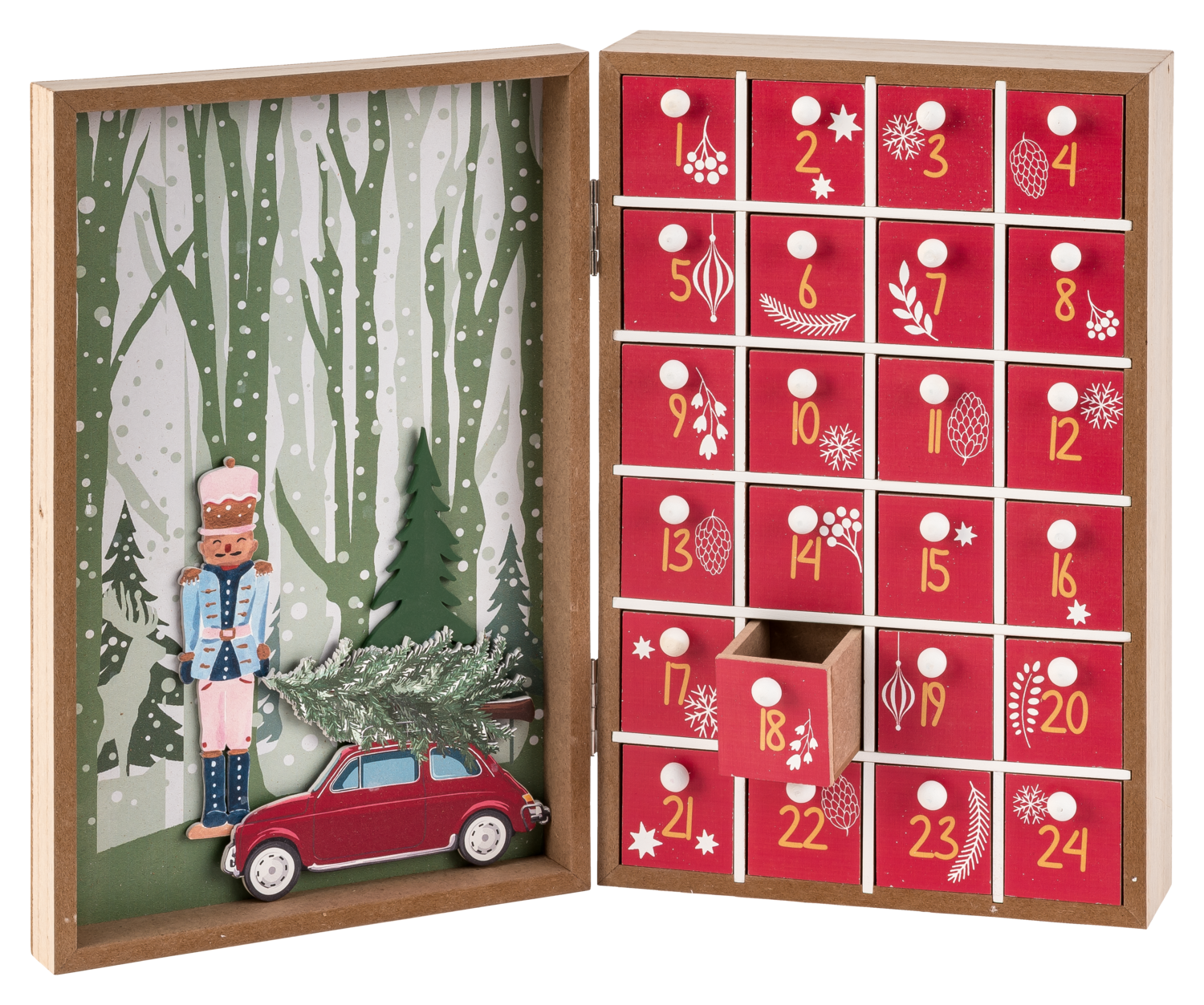 Thumbnail - LIVARNO home Adventskalender (braun/rot)