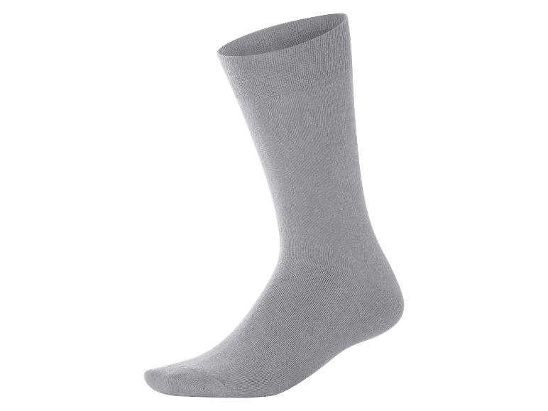Graue Baumwollsocke