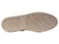 Beige Schuhsohle, Texturdetail.