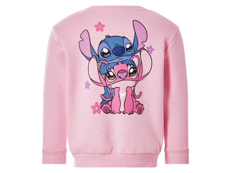 Rosa Kinder-Sweatshirt mit Stitch- und Angel-Print aus Lilo & Stitch