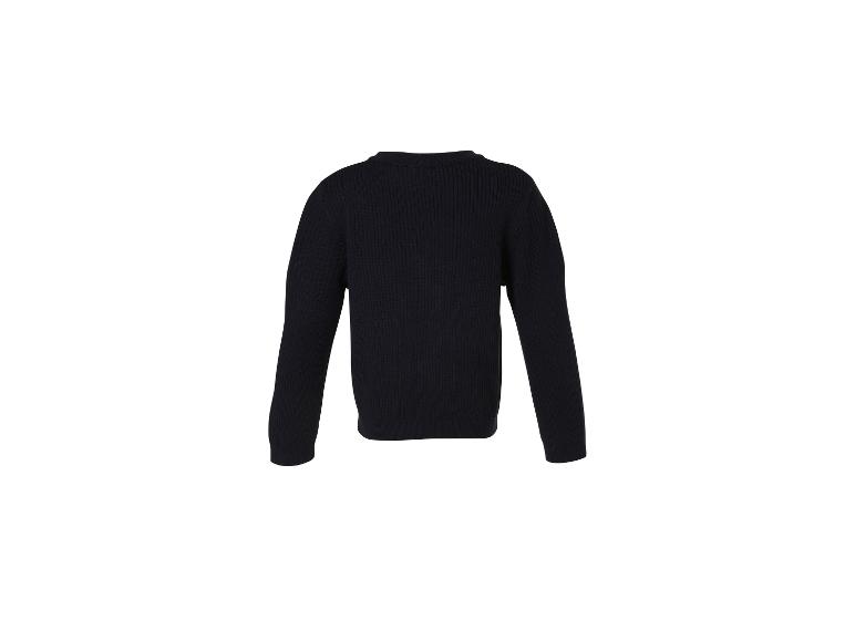 LUPILU® Kleinkinder Langarmshirt, marineblau, gerippt.