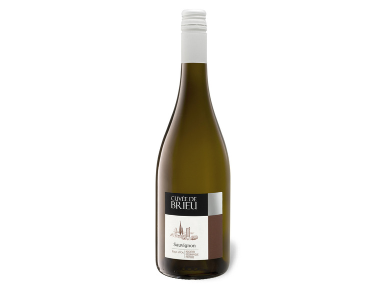 Gehe zu Vollbildansicht: Cuvée de Brieu Sauvignon Pays d'Oc IGP trocken, Weißwein 2021 - Bild 1