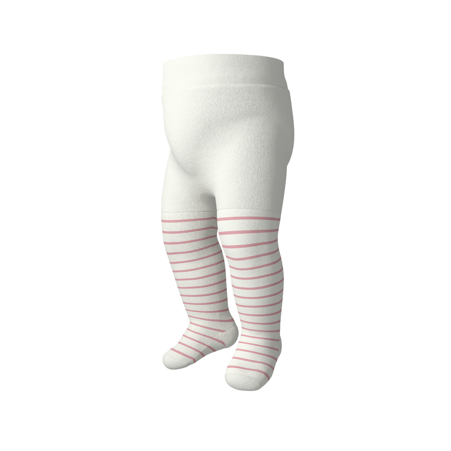 LUPILU® Baby Mädchen Strumpfhose Vollfrottee Thermo, 2 Stück (weiß/beige, 86/92) – Bild 3 von 4