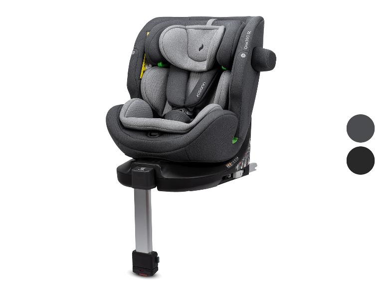 OSANN Kinderautositz One360 SL in Dunkelgrau mit hellgrauen Einsätzen.