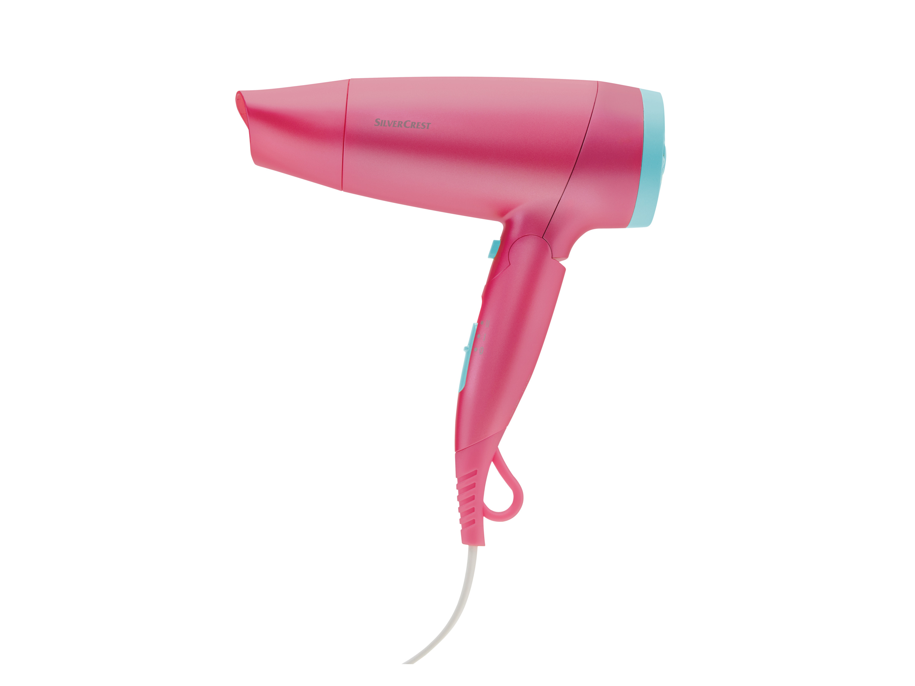 SILVERCREST® PERSONAL CARE Reisehaartrockner klappbar SRHK 1600 B1 (pink/gelb)““ | ideal für unterwegs Platzsparend zusammenklappbar Mit Aufhängeöse Leistungsaufnahme: 1200 W / 1600 W Spannungsoptionen: 120 V / 230 V Kabellänge: ca. 180 cm Produktmerkmale tabletd Leistung: 1200 W / 1600 W Motor: – Heizstufen: 2 Geschwindigkeitsstufen: 2 Cool-Shot-Funktion: ja Stylingdüse: ja Diffusor: – Überhitzungsschutz: – Luftfilter: – Kabellänge: ca. 180 cm Aufhängeöse: ja Maße: 225 x 73x 245 mm mit Düse Gewicht: – Lieferumfang: Silvercrest® Personal Care Reisehaartrockner klappbar Srhk 1600 B1, Stylingdüse““