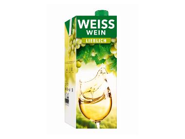 Weißwein lieblich, 1,5-l-Packung, Weißwein