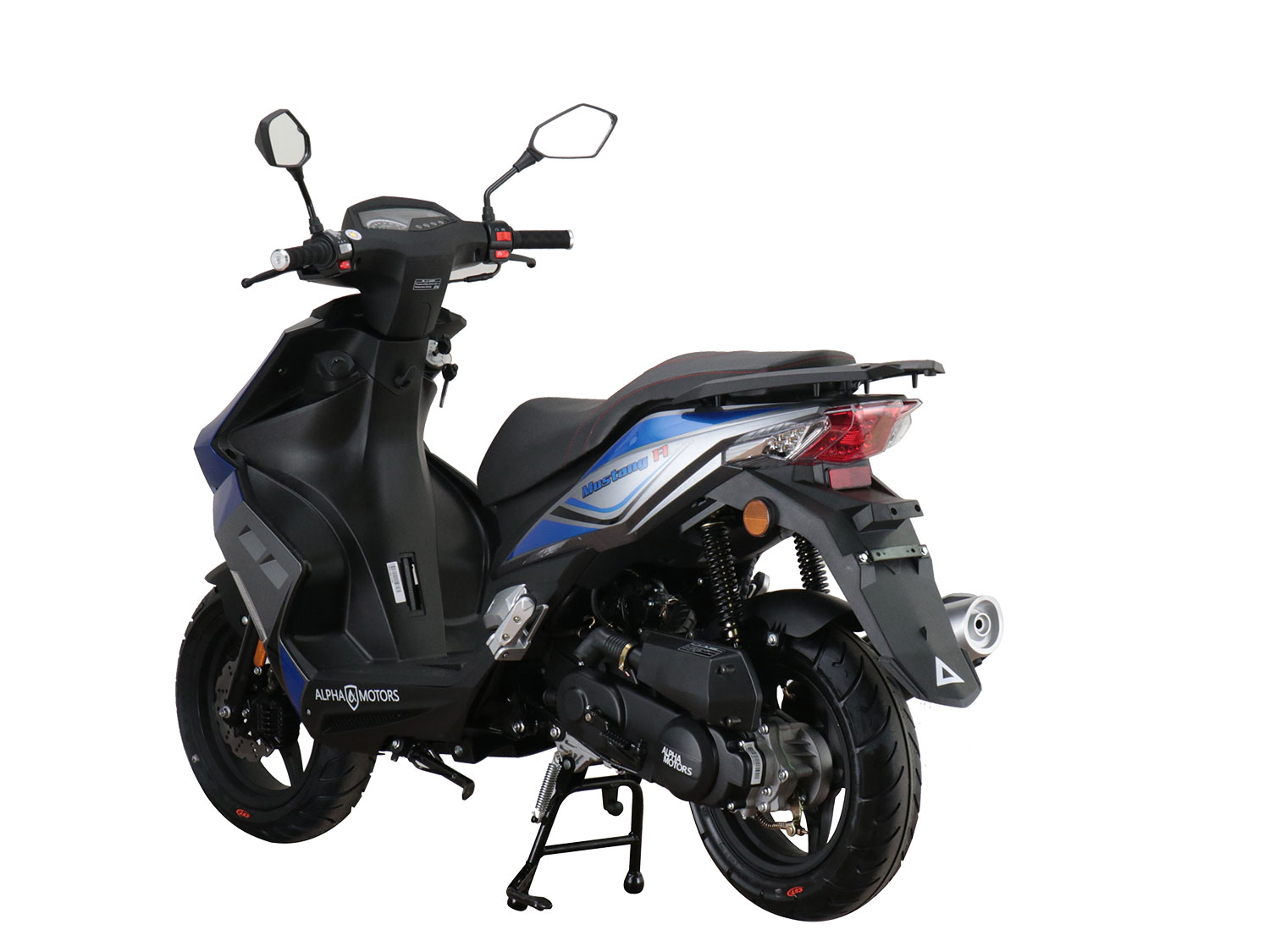 Thumbnail - Alpha Motors Mofaroller Mustang FI 50 ccm EURO 5 (25 km/h, blau-grau)