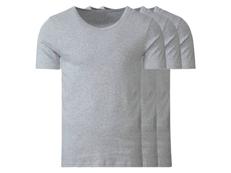 Gehe zu Vollbildansicht: LIVERGY Herren Feinripp-Unterhemden, 3 Stück, reine Baumwolle - Bild 11