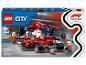 LEGO City F1 Boxenstopp & Boxencrew mit Ferrari Auto Set.