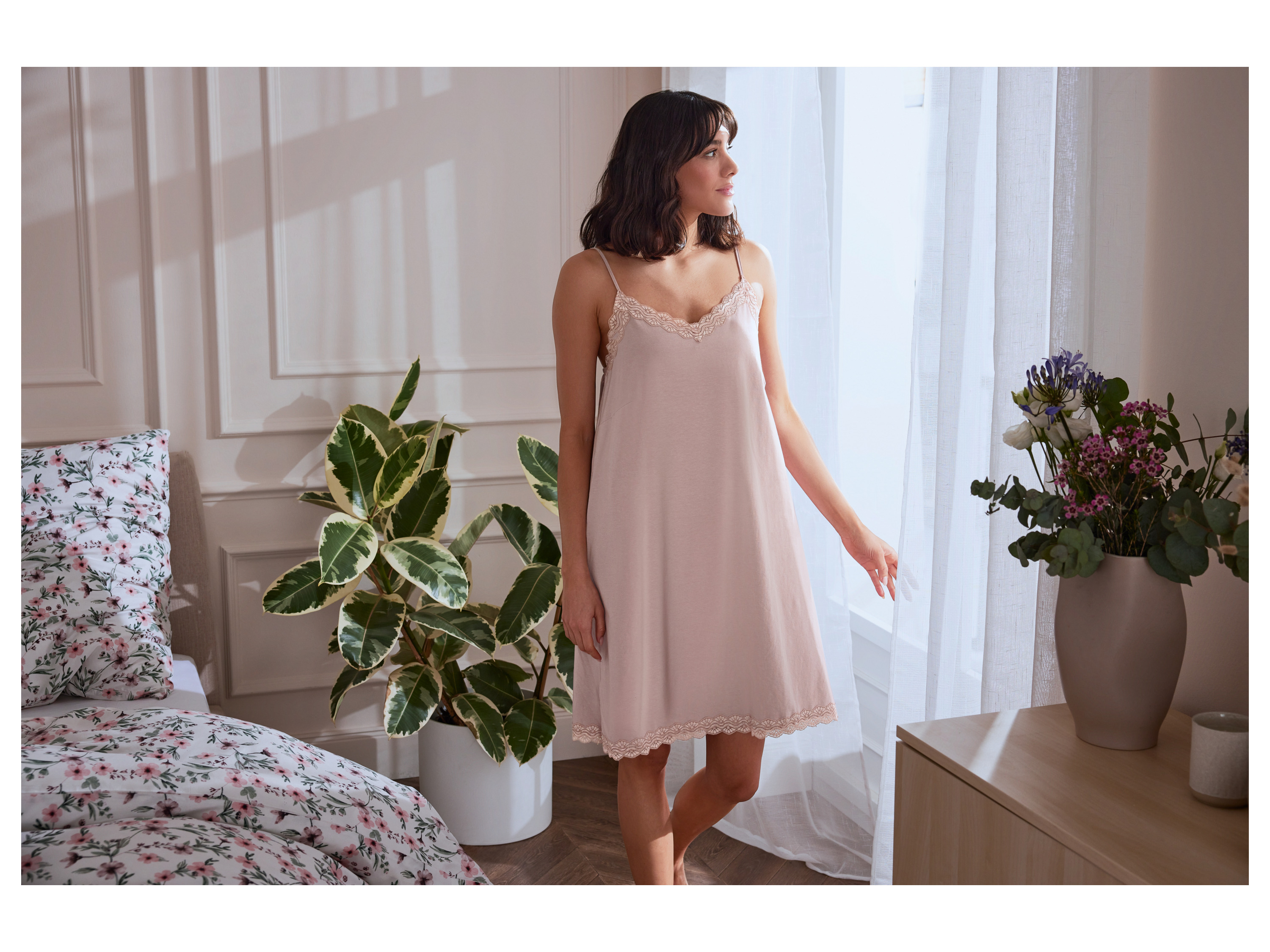 Thumbnail - esmara® Damen Nachthemd (Rosa, XS(32/34))