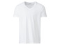 Weißes T-Shirt mit V-Ausschnitt von Livergy.